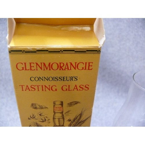 2 - A GLENMORANGIE CONNOISSEUR`S TASTING GLASS