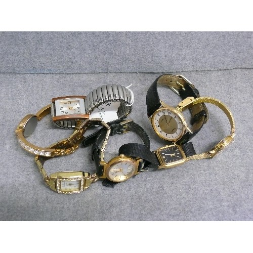 42 - 7 MIXED WRIST WATCHES GENTS AND LADIES