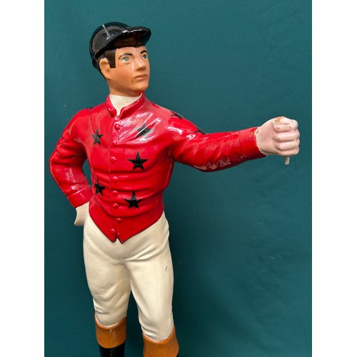 127 - VINTAGE LAWN JOCKEY STATUE 44