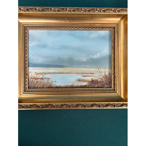 126 - James Allen, Norfolk & Suffolk Artist, 20th Century. A pair of small oil paintings on board 