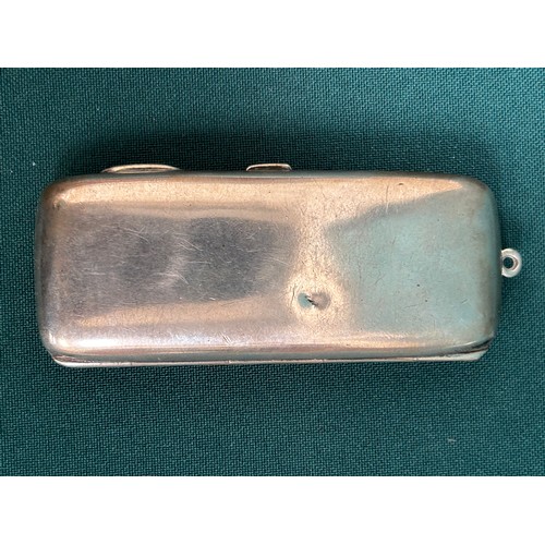 136A - Sterling Silver Cheroot Case, hallmarked Chester 1905, John Millward Banks. 45 grams