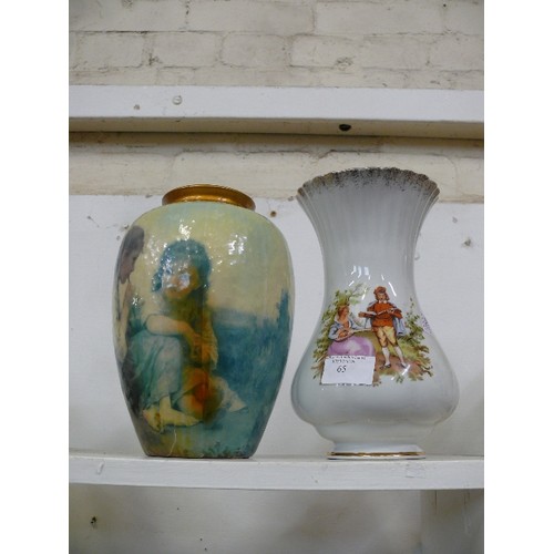 77 - 2 ATTRACTIVE VASES