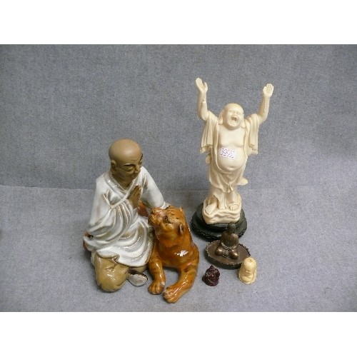 76 - A SELECTION OF BUDDHA FIGURINES