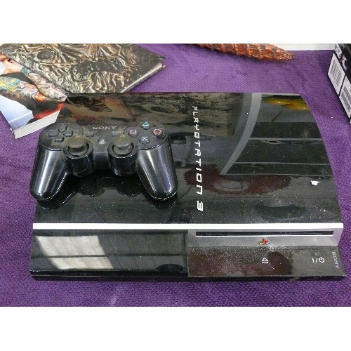95 - A SONY PLAYSTATION 3 WITH CONTROLLER