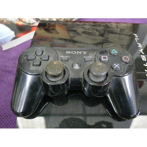 95 - A SONY PLAYSTATION 3 WITH CONTROLLER