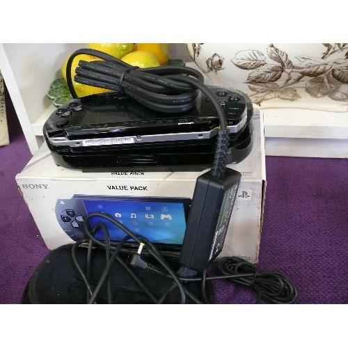 93 - A SONY PSP WITH BOX AND ACCESSORIES