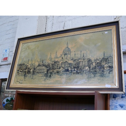 136 - A FRAMED PRINT BY BEN MAILE 1960