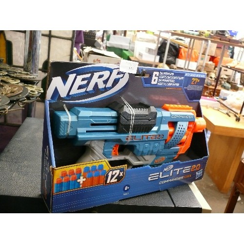 139 - A BRAND NEW NERF GUN WITH A 6 DART ROTATING DRUM