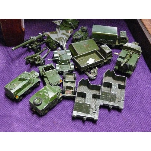 148 - A COLLECTION OF DINKY ARMY VEHICLES