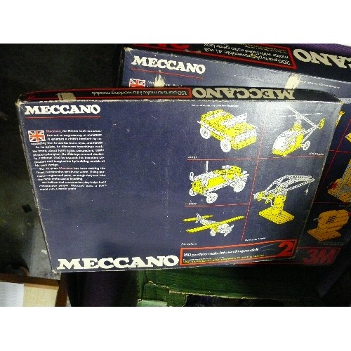 152 - 3 VINTAGE BOXED MECCANO SETS