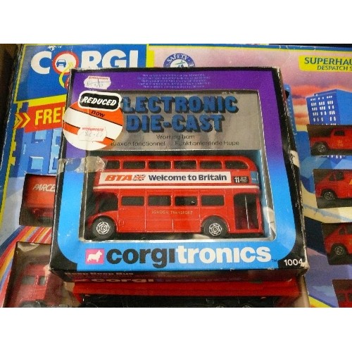 187 - A MIXED BOX OF MATCHBOX AND CORGI BOXED SETS