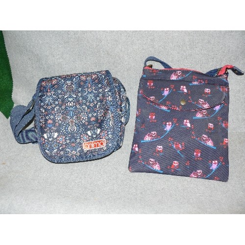 199 - A LADIES SHOULDER BAG BY FATFACE PLUS A LADIES SHOULDER BAG BY ANIMAL BOTH AS NEW