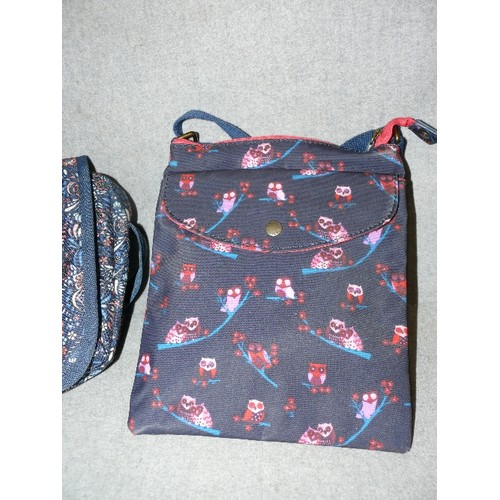 199 - A LADIES SHOULDER BAG BY FATFACE PLUS A LADIES SHOULDER BAG BY ANIMAL BOTH AS NEW