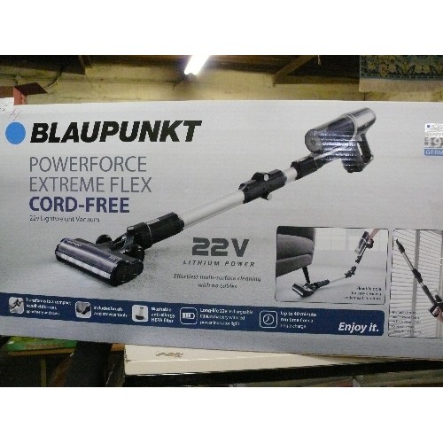 236 - A BLAUPUNKT CORD FREE VACUUM CLEANER, AS NEW IN THE BOX