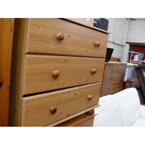 449 - PINE CHEST OF 3 DRAWERS