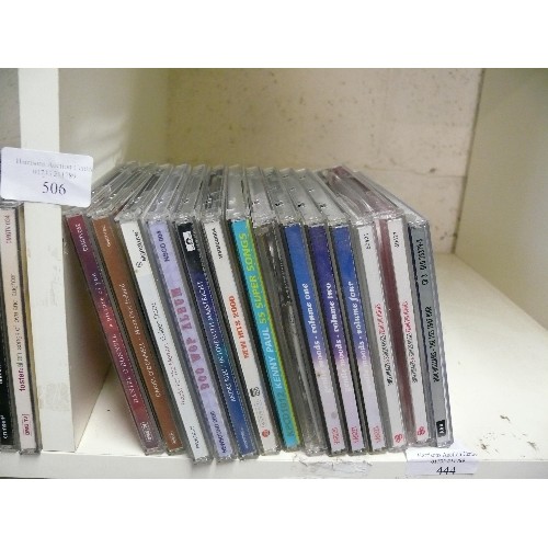 506 - 1.5 CUBES OF CD'S - FOSTER & ALLEN, GLEN CAMPBELL, BILLIE HOLIDAY ETC