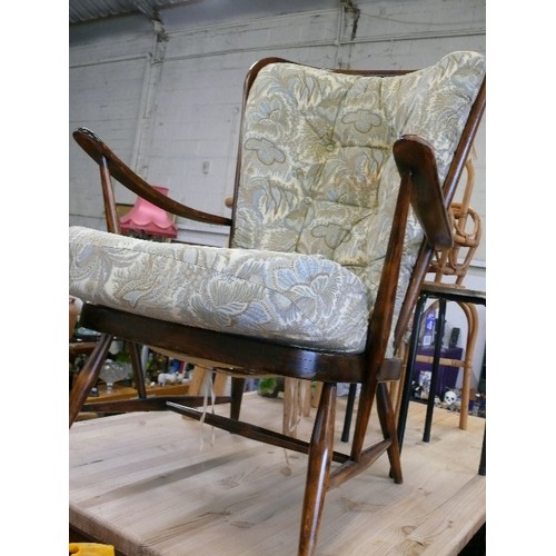 554 - ERCOL STYLE ARMCHAIR