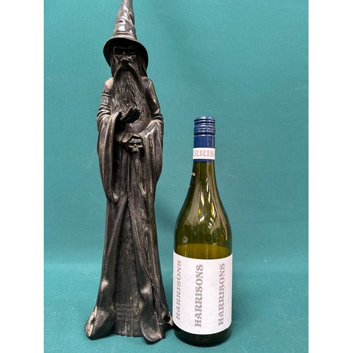 275 - A Wizard figure in Cornish Delabole slate - 49cm h