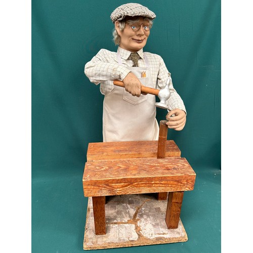 382 - A 20th Century Shoemaker’s animated window display automaton by David Aldridge Animations - in worki... 