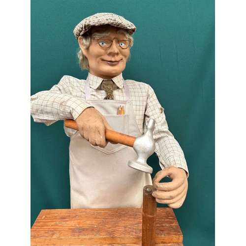 382 - A 20th Century Shoemaker’s animated window display automaton by David Aldridge Animations - in worki... 