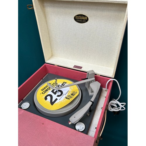 372 - A 1960's Dansette Conquest Record Player in good condition with tapered legs  - full working order w... 