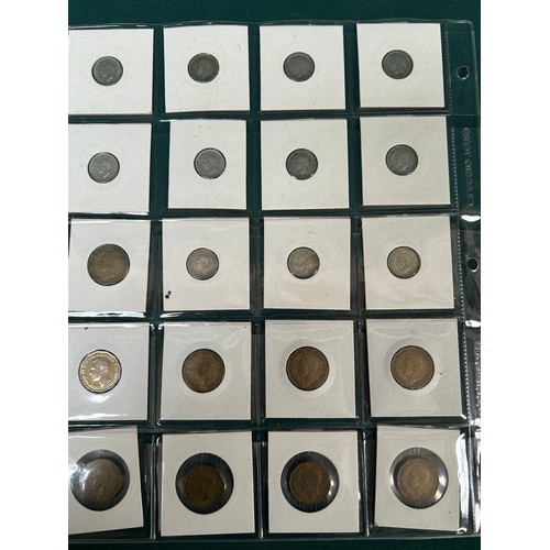 119F - A very good collection of threepence coins from 1911 to 1970, complete run to include a rare 1927 lo... 
