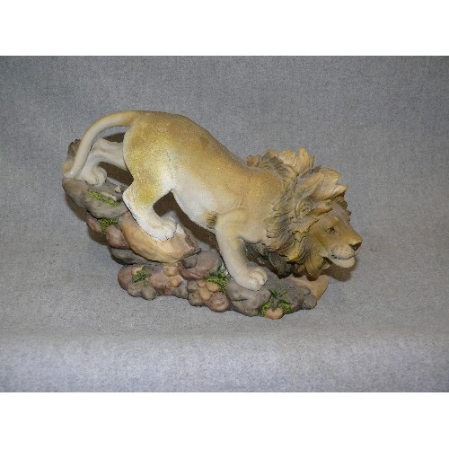 313 - A LOVELY FIGURE OF A LION BY REGENCY