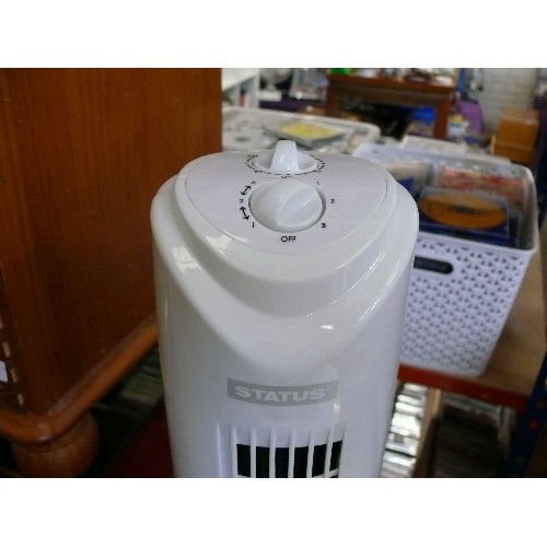 413 - Tower fan heater by Status