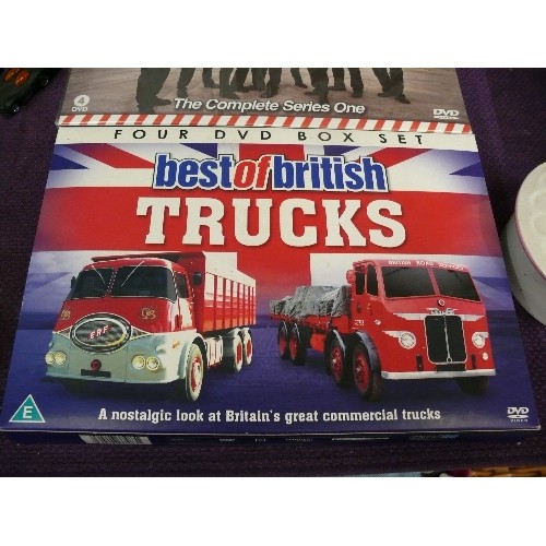 120 - EDDIE STOBART 4 DVD BOXSET THE COMPLETE SERIES ONE, SEALED AND  FOUR DVD BOX SET BEST OF BRITISH TRU... 