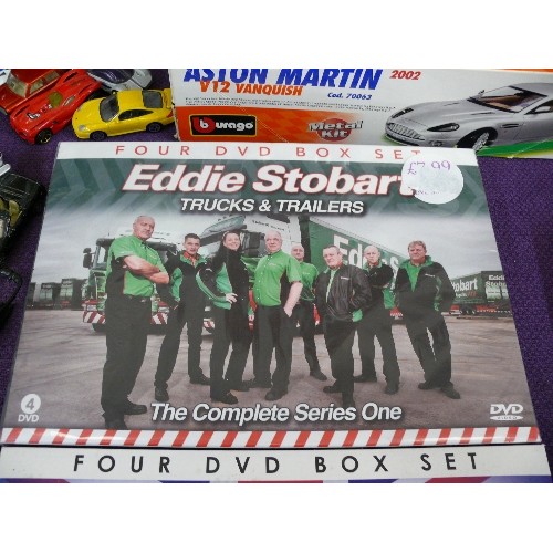 120 - EDDIE STOBART 4 DVD BOXSET THE COMPLETE SERIES ONE, SEALED AND  FOUR DVD BOX SET BEST OF BRITISH TRU... 