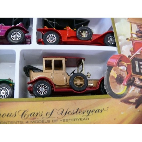 156 - MATCHBOX G-8 FAMOUS CARS OF YESTERYEAR -  4 MODELS