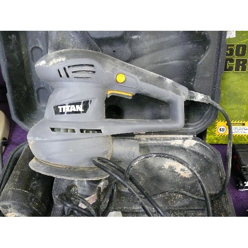 147 - TITAN ORBITAL SANDER IN CASE