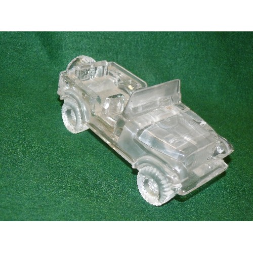 146D - JEEP CRYSTAL GLASS MODEL