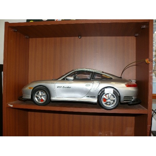 174 - LARGE PORSCHE 911 TURBO MODEL CAR