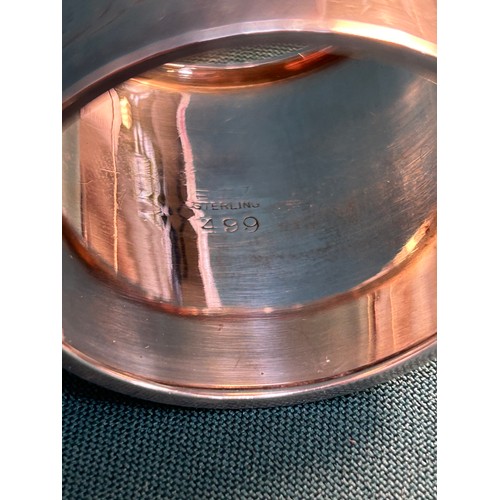 5 - Sterling silver napkin ring engraved 