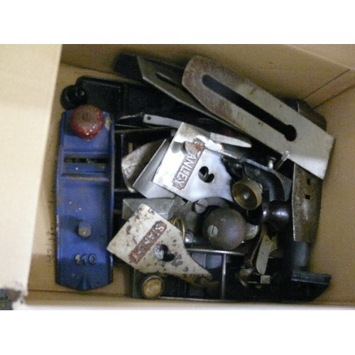 377 - BOX OF VARIOUS PLANE PARTS