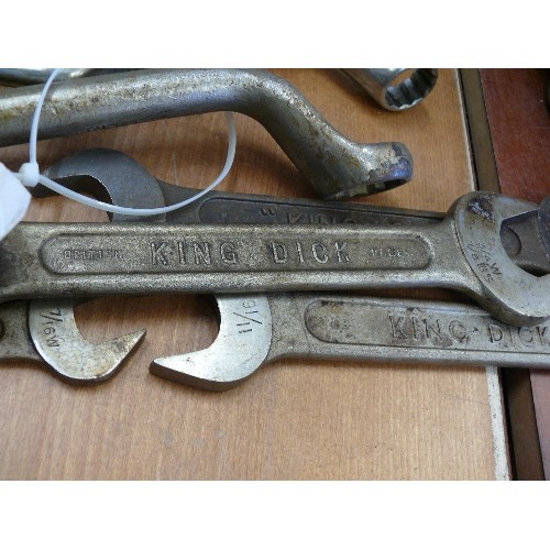 362 - 10 VARIOUS KING DICK SPANNERS