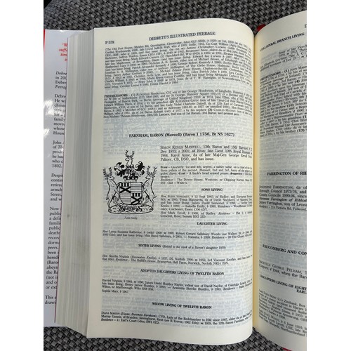 553 - DEBRETT'S PEERAGE AND BARONETAGE BOOK 2003 BY MACMILLAN - ORIGINAL RETAIL PRICE £275