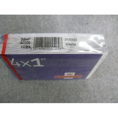 11 - SEALED PACK OF 50 BOOKS OF 4 X 1ST CLASS STAMPS (200 IN TOTAL). RETAIL £270 GUARANTEED GENUINE