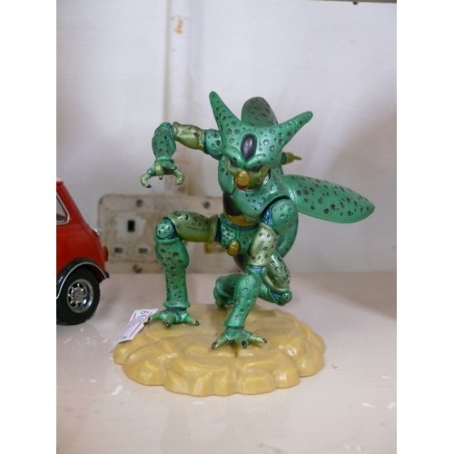 81 - DRAGONBALL Z CELL GREEN BUG FIGURE