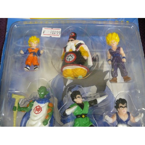 115 - DRAGONBALL Z, THE LEGEND IS HERE, 6 COLLECTIBLE FIGURES, SEALED