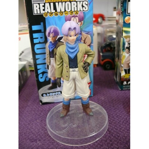 118 - DRAG REAL WORKS FIGURE AND DRAGON BALL  Z REAL WORKS FIGURE - ALL BOXEDON BALL REAL WORKS - NAPPA, G... 