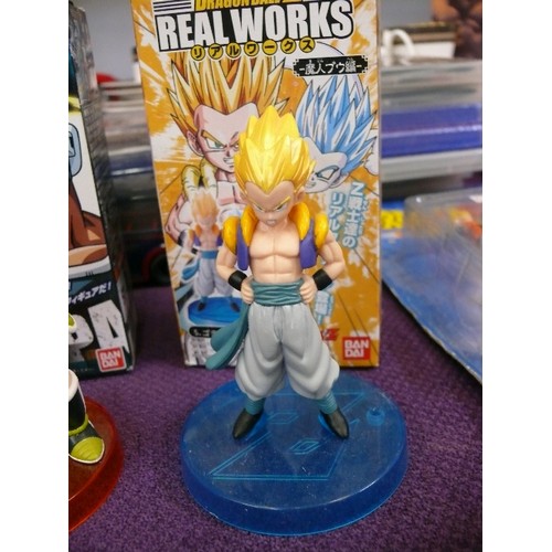 118 - DRAG REAL WORKS FIGURE AND DRAGON BALL  Z REAL WORKS FIGURE - ALL BOXEDON BALL REAL WORKS - NAPPA, G... 