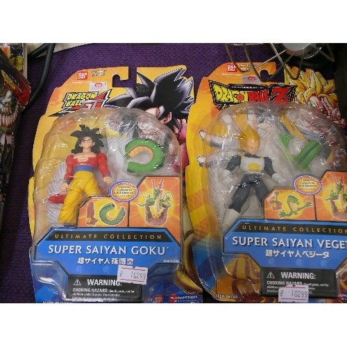 129 - DRAGONBALL GT SUPER SAIYAN VEGETA, SEALED AND SUPER AIYAN GOKU, SEALED