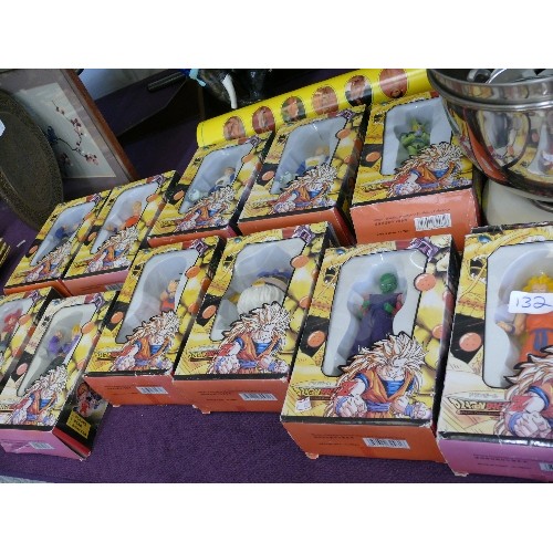 132 - 11 NEW AND BOXED DRAGONBALL Z FIGURES