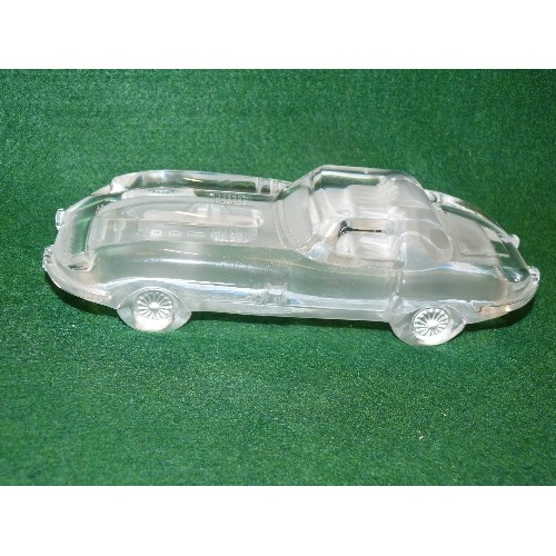 146C - E TYPE JAGUAR CRYSTAL GLASS MODEL