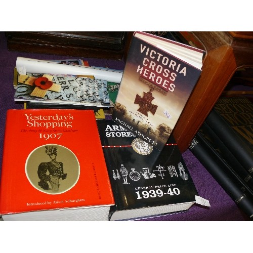 245 - 2 ARMY AND NAVY STORES CATALOGUES FROM 1907 AND 1939-45 PLUS A COPY OF VICTORIA CROSS HEROES