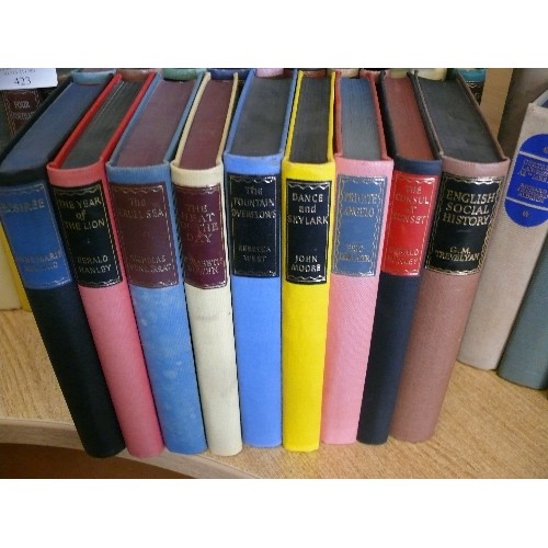 423 - A NICE SET OF VINTAGE HARDBACK NOVELS BY VARIOUS AUTHORS