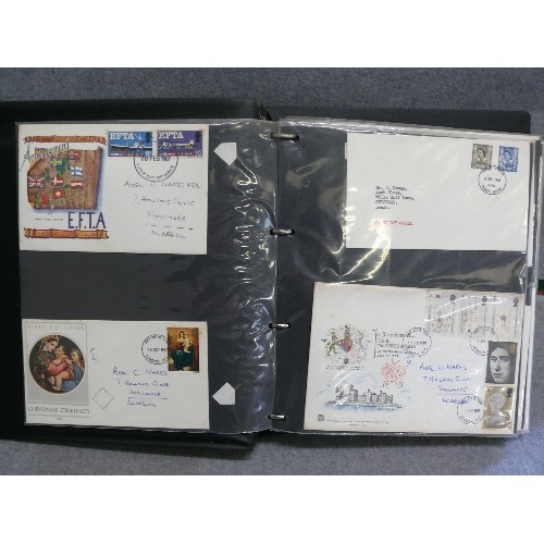 59 - ALBUM CONTAINING 80 DIFFERENT 1ST DAY COVERS 1960-2009