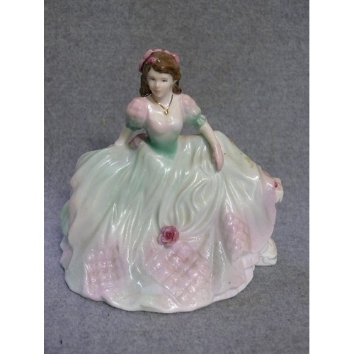 2 - A COALPORT LADY FIGURINE 'DEBUTANT KATHY'